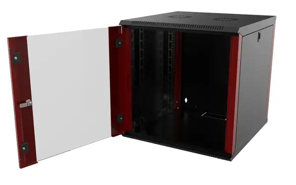 LOGON PROFESSIONAL RUC12U60BR étagère 12U Rack monté sur le mur Noir, Rouge - Rack et Armoire - visuel 2