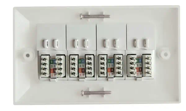 Lanview LVN126188UK-4 boitier de prise de courant RJ-45 Blanc - Rack et Armoire - visuel 2