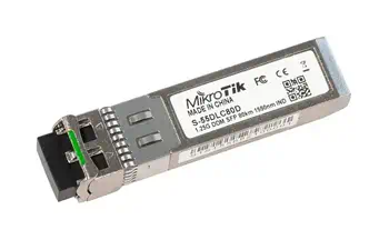 Mikrotik S-55DLC80D module émetteur-récepteur de réseau Fibre optique 1250 Mbit/s SFP 1550 nm avis