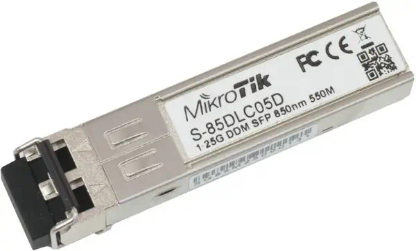 Mikrotik S-85DLC05D module émetteur-récepteur de réseau 1250 Mbit/s SFP 850 nm - Accessoire Réseau - visuel 1