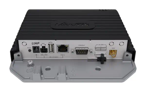 Mikrotik LtAP LTE6 kit 300 Mbit/s Noir Connexion Ethernet, supportant l'alimentation via ce port (Po - Borne Wifi - visuel 2