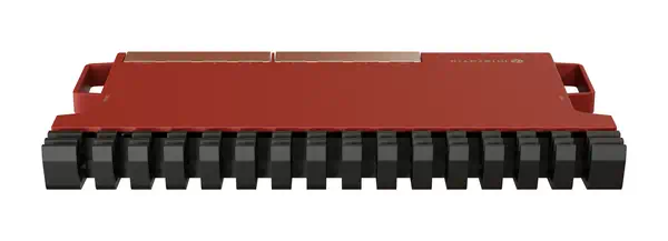 Mikrotik L009UiGS-RM Routeur connecté 2.5 Gigabit Ethernet, Gigabit Ethernet Rouge - visuel 2