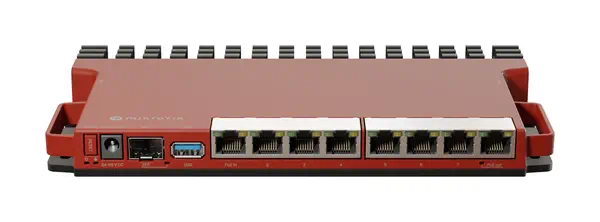 Mikrotik L009UiGS-RM Routeur connecté 2.5 Gigabit Ethernet, Gigabit Ethernet Rouge - visuel 1