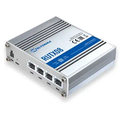 Teltonika RUTX08 Routeur connecté Gigabit Ethernet Acier inoxydable - visuel 1