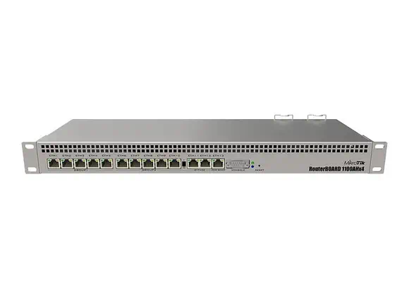 Mikrotik RB1100AHx4 Routeur connecté Gigabit Ethernet Acier inoxydable - visuel 1
