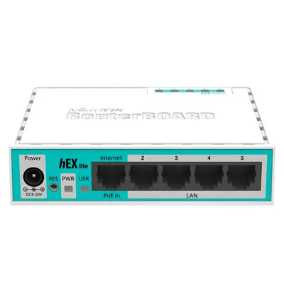 Mikrotik hEX lite Routeur connecté Blanc - visuel 2