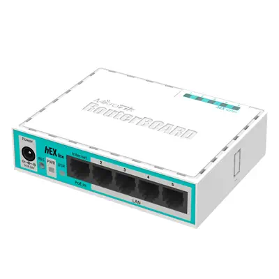 Mikrotik hEX lite Routeur connecté Blanc - visuel 1