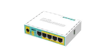 Revendeur officiel Mikrotik hEX PoE lite Routeur connecté Fast Ethernet Blanc