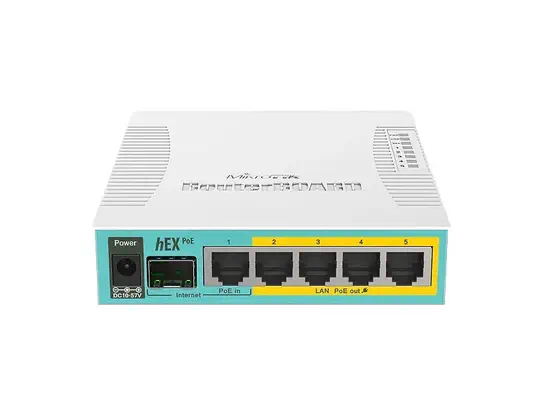 Mikrotik hEX PoE Routeur connecté Blanc - visuel 4