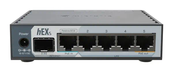 Mikrotik E60IUGS Routeur connecté Gigabit Ethernet Noir - visuel 1