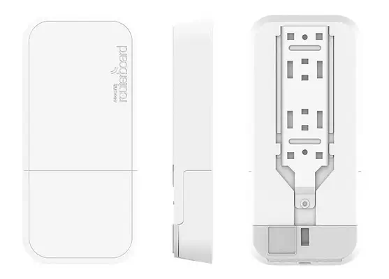 Mikrotik wAP 60G AP 1000 Mbit/s Blanc Connexion Ethernet, supportant l'alimentation via ce port (PoE - Borne Wifi - visuel 2