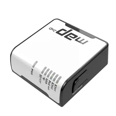 Mikrotik mAP Noir, Blanc Connexion Ethernet, supportant l'alimentation via ce port (PoE) - Borne Wifi - visuel 1