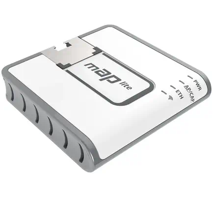 Mikrotik mAP lite Blanc Connexion Ethernet, supportant l'alimentation via ce port (PoE) - Borne Wifi - visuel 3
