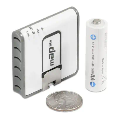 Mikrotik mAP lite Blanc Connexion Ethernet, supportant l'alimentation via ce port (PoE) - Borne Wifi - visuel 2