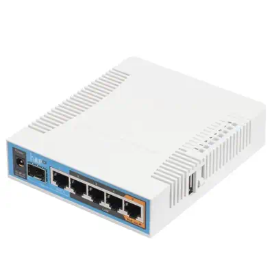 Mikrotik hAP ac 500 Mbit/s Blanc Connexion Ethernet, supportant l'alimentation via ce port (PoE) - Borne Wifi - visuel 1