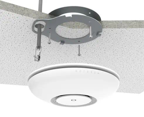 Mikrotik cAP ac 867 Mbit/s Blanc Connexion Ethernet, supportant l'alimentation via ce port (PoE) - Borne Wifi - visuel 3