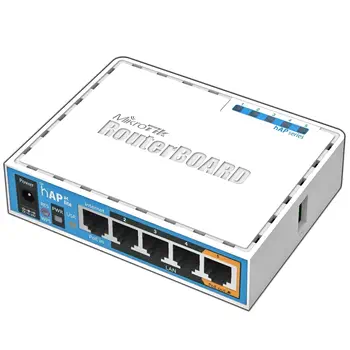 Mikrotik HAP ac lite 733 Mbit/s Blanc Connexion Ethernet, supportant l'alimentation via ce port (PoE offre