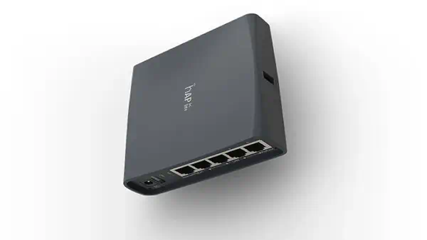 Mikrotik hAP ac lite tower Noir Connexion Ethernet, supportant l'alimentation via ce port (PoE) - Borne Wifi - visuel 6