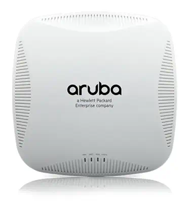 HPE Aruba Networking Instant IAP-215 1300 Mbit/s Gris Connexion Ethernet, supportant l'alimentation  - Borne Wifi - visuel 1