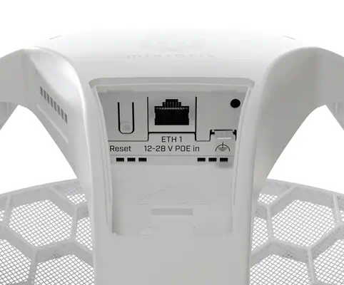 Mikrotik LHG 5 ax 1200 Mbit/s Blanc Connexion Ethernet, supportant l'alimentation via ce port (PoE) - Borne Wifi - visuel 1