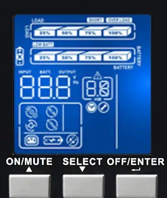 Infosec E3 Pro 2000 RT alimentation d'énergie non interruptible Double-conversion (en ligne) 2 kVA 1 - Onduleur - visuel 3
