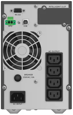 PowerWalker VFI 1000 TG alimentation d'énergie non interruptible Double-conversion (en ligne) 1 kVA  - Onduleur - visuel 2