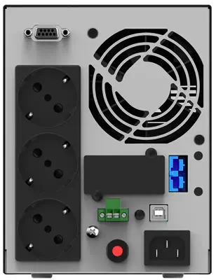 PowerWalker VFI 1000 AT alimentation d'énergie non interruptible Double-conversion (en ligne) 1 kVA  - Onduleur - visuel 2