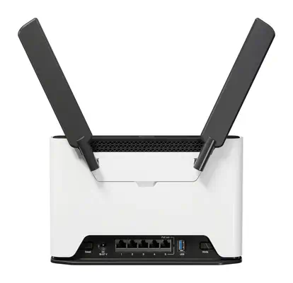 Mikrotik Chateau PRO ax 3548 Mbit/s Gris, Blanc Connexion Ethernet, supportant l'alimentation via ce - Borne Wifi - visuel 3