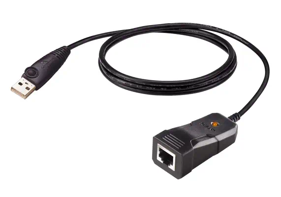 ATEN UC232BF câble Série Noir 1,2 m USB Type-A RJ-45 - Composant - visuel 1