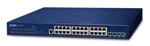 Layer 3 24-Port 10/100/1000T - PLANET - Switchs et Hubs - visuel 1