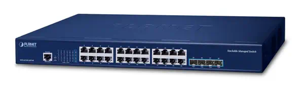 Layer 3 24-Port 10/100/1000T - PLANET - Switchs et Hubs - visuel 1