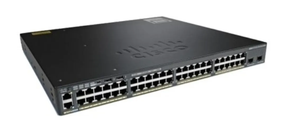 Cisco Catalyst WS-C2960X-48TS-LL Géré L2/L3 Gigabit Ethernet (10/100/1000) Noir - Switchs et Hubs - visuel 2