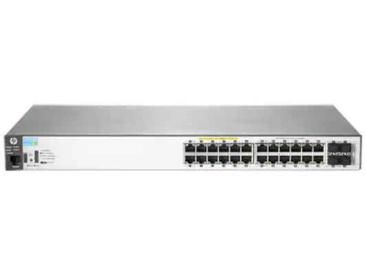 HPE Aruba 2530 24G PoE+ Géré L2 Gigabit Ethernet (10/100/1000) Connexion Ethernet, supportant l'alim - Switchs et Hubs - visuel 1