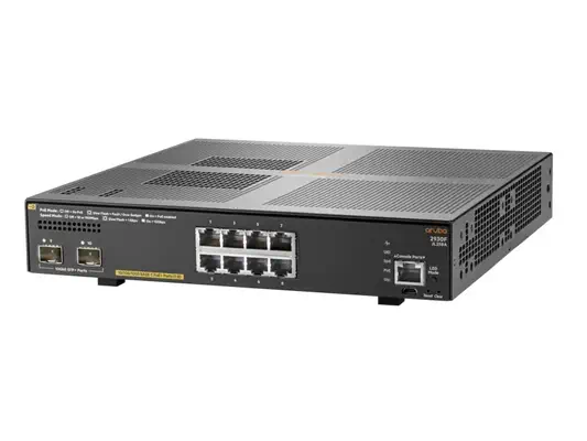 HPE Aruba Networking 2930F 8G PoE+ 2SFP+ Géré L3 Gigabit Ethernet (10/100/1000) Connexion Ethernet,  - Switchs et Hubs - visuel 2