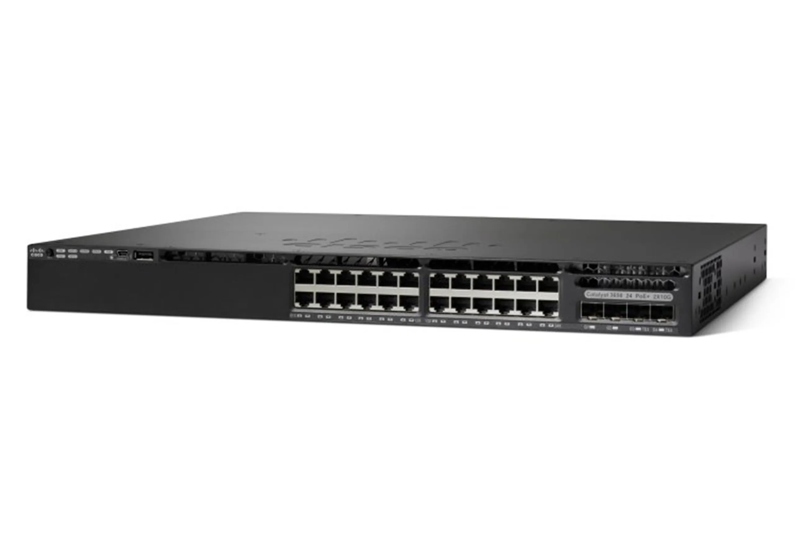 Cisco Catalyst WS-C3650-24TS-S Géré L3 Gigabit Ethernet (10/100/1000) 1U Noir - Switchs et Hubs - visuel 1