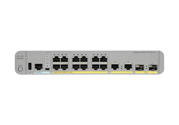 Cisco WS-C3560CX-8PC-S Géré Gigabit Ethernet (10/100/1000) Connexion Ethernet, supportant l'alimenta - Switchs et Hubs - visuel 2