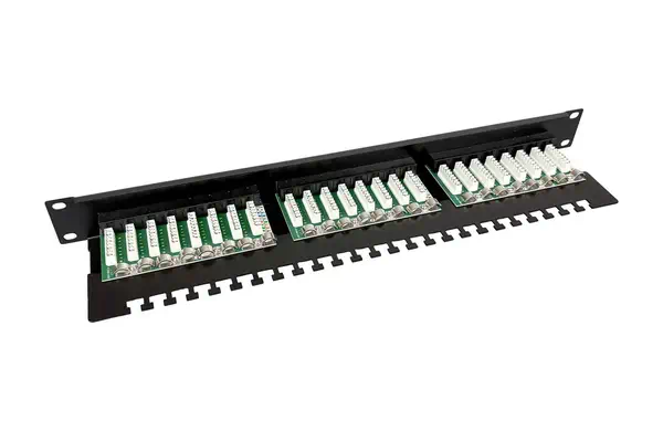 Lanview LVR-CAT5E-UTP-LSA unité centrale Noir - Connectique - visuel 3