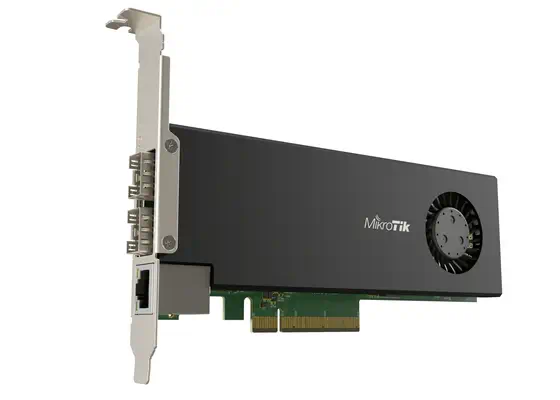 Mikrotik CCR2004-1G-2XS-PCIe Interne Ethernet / Fiber - Carte Réseau - visuel 2