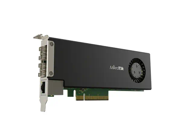 Mikrotik CCR2004-1G-2XS-PCIe Interne Ethernet / Fiber - Carte Réseau - visuel 1