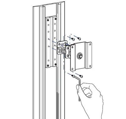 Ergotron Track Mount Bracket Kit Aluminium - Accessoire ENI, TBI et VPI - visuel 3