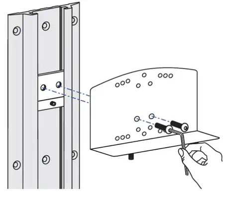 Ergotron Track Mount Bracket Kit for CPU Holders - Support Fixe & Mobile - visuel 2