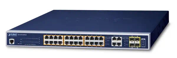 PLANET GS-4210-24PL4C commutateur réseau Géré L2/L4 Gigabit Ethernet (10/100/1000) Connexion Etherne - Switchs et Hubs - visuel 1