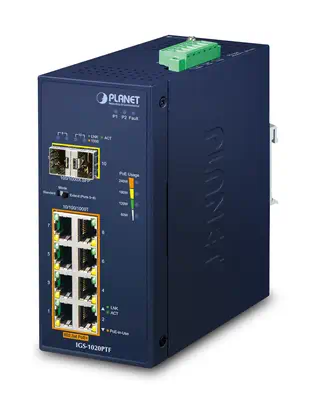 IP30 Ind 8-P 10/100/1000T - PLANET - Switchs et Hubs - visuel 1