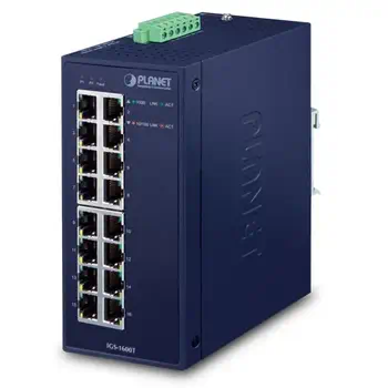 Offre PLANET IGS-1600T commutateur réseau Non-géré L2 Gigabit Ethernet (10/100/1000) Bleu