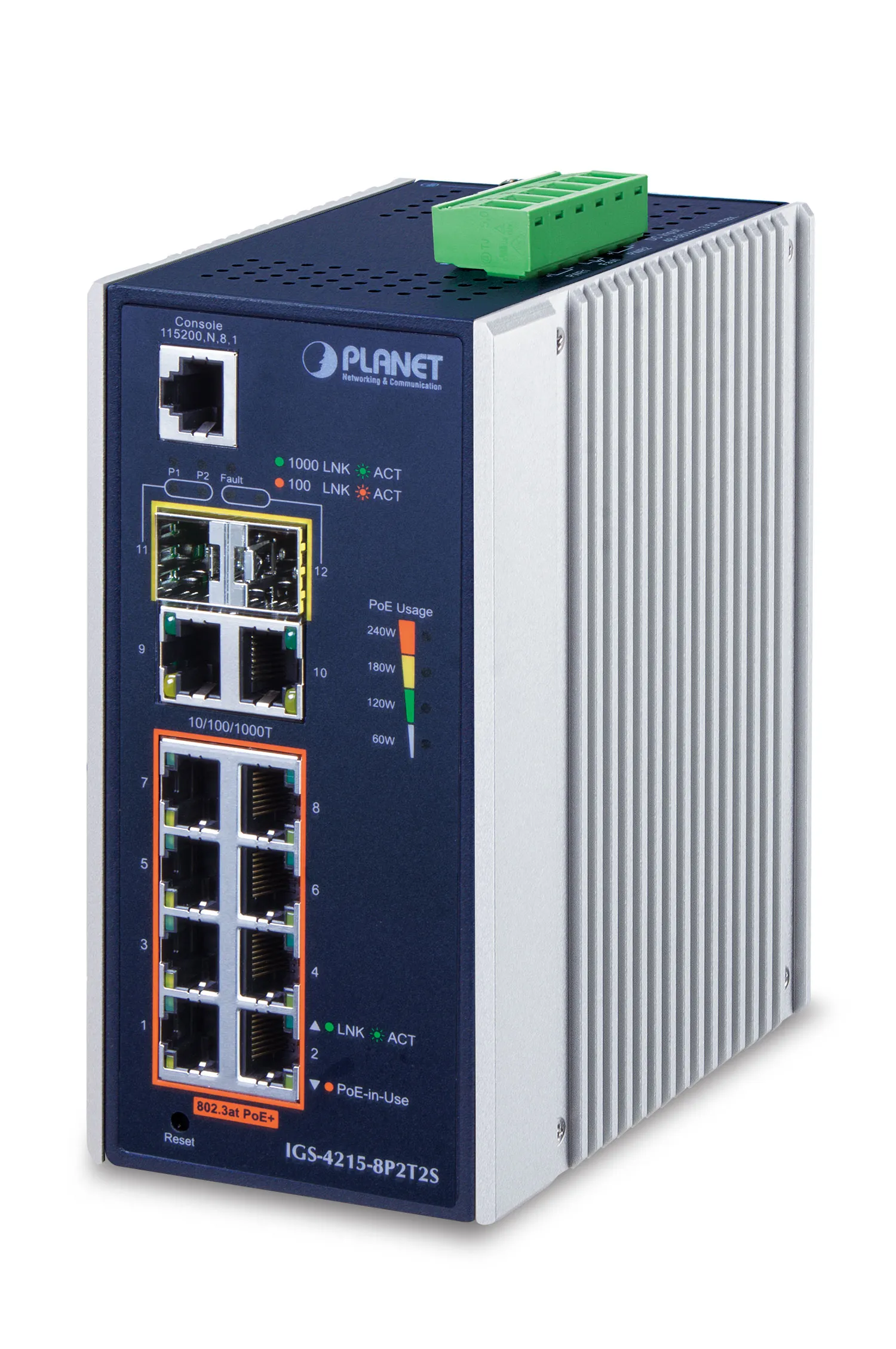 PLANET IGS-4215-8P2T2S commutateur réseau Géré L2/L4 Gigabit Ethernet (10/100/1000) Connexion Ethern avis