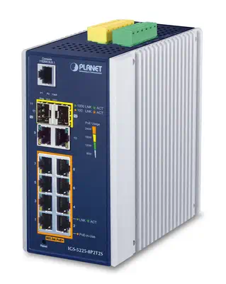 PLANET IGS-5225-8P2T2S commutateur réseau Géré L2+ Gigabit Ethernet (10/100/1000) Connexion Ethernet - Switchs et Hubs - visuel 1