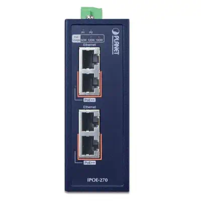 PLANET IPOE-270 commutateur réseau Connexion Ethernet, supportant l'alimentation via ce port (PoE) B - Switchs et Hubs - visuel 2