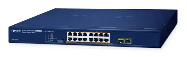 PLANET GSW-1820HP commutateur réseau Non-géré Gigabit Ethernet (10/100/1000) Connexion Ethernet, sup - Switchs et Hubs - visuel 1