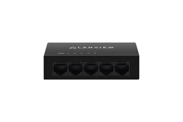Lanview LVN-DESK-5PORT-1G commutateur réseau Non-géré Gigabit Ethernet (10/100/1000) - Switchs et Hubs - visuel 1