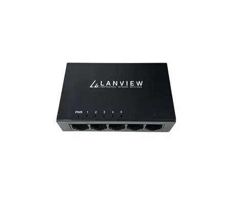 Lanview LVN-DESK-5PORT-1G commutateur réseau Non-géré Gigabit Ethernet (10/100/1000) - Switchs et Hubs - visuel 3